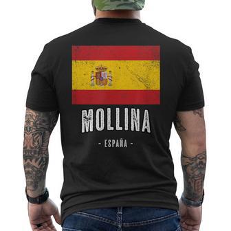 Mollina Spanien Es Flagge Stadt Bandera T-Shirt mit Rückendruck - Geschenkecke