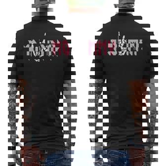 Mommy Of The Bad Two The Bone Birthday 2 Years Old Birthday Men's T-shirt Back Print - Thegiftio UK