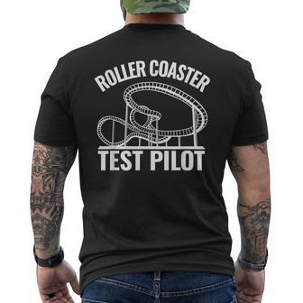 Montaña Rusa Prueba Piloto Parque De Atracciones Montaña Rusa Camiseta Hombre Estampado Espalda - Regaloses