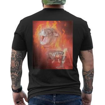 Moo Deng Bite T-Shirt mit Rückendruck - Geschenkecke