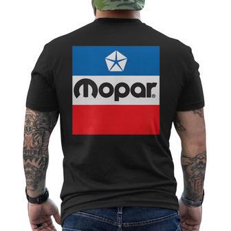 Mopar Retro Flag Logo T-Shirt mit Rückendruck - Geschenkecke