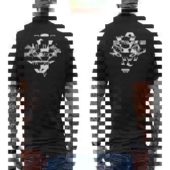 Moteur Cylindrique8 Pour Les Fans Deoiture Musculaire T-shirt imprimé au dos - Cadeauxyz