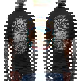 Mount Rushmore South Dakota Retro 80S Mt Rushmore Souvenir Men's T-shirt Back Print - Thegiftio