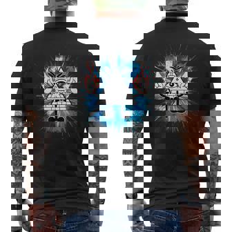 Mountain Gravity Oregon Usa Adventure Awaits Falls Life Eye Men's T-shirt Back Print | Seseable CA