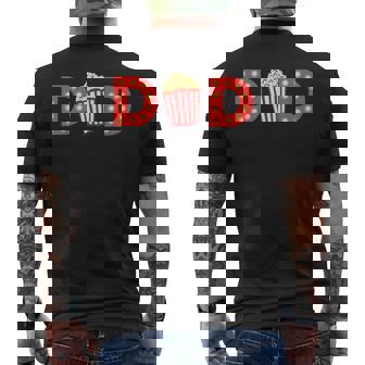 Movie Night Party Dad Movie Themed Birthday Party Matching Men's T-shirt Back Print - Monsterry