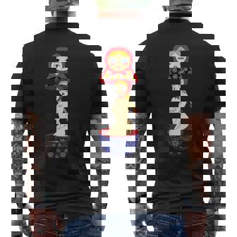 Muñeco Ruso Matrioska Ruso Camiseta Hombre Estampado Espalda - Regaloses