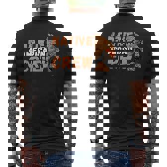 Native American Crew Native Indian Tribe Indigenous Leader Men's T-shirt Back Print - Monsterry