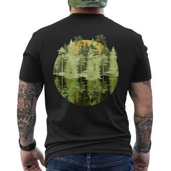 Nature Réflexion Arbres Faune Amoureux De La Forêt T-shirt imprimé au dos - Cadeauxyz