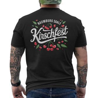 Naumburg Saale Kirschfest Naumburger Fest Kirsche T-Shirt mit Rückendruck - Seseable