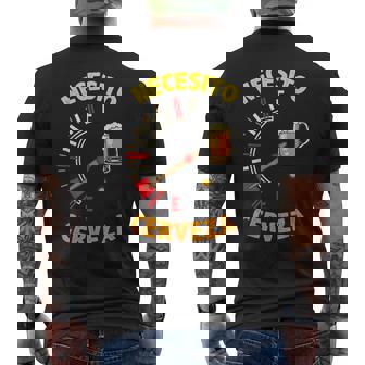 Necesito Cerveza Depósitoacío Graciosa Cerveza Camiseta Hombre Estampado Espalda - Regaloses