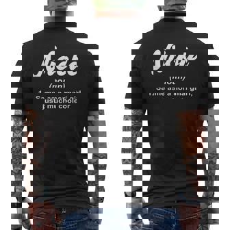 Nicole Sostantivo Definizione Personalizzato Nome Nicole T-shirt da uomo con stampa posteriore - Novitaregali