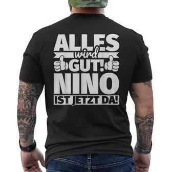 Ninoorname Lustiger Spruch T-Shirt mit Rückendruck - Geschenkecke