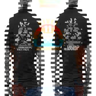 Nivel 11 Desbloqueado Gamer 11 Años 2011 Divertido Chico Camiseta Hombre Estampado Espalda - Regaloses