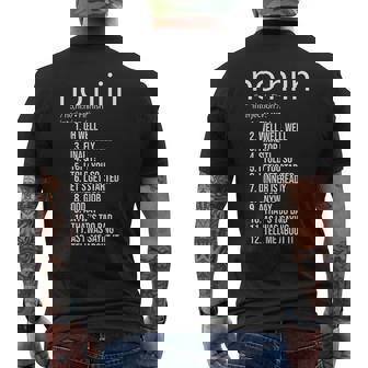 No Niin Meaning Finland Finnish Word Men's T-shirt Back Print - Thegiftio UK