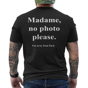 No Photo Streetwear Summer Apparel Men's T-shirt Back Print - Monsterry