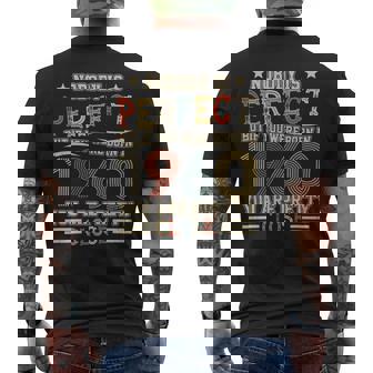 Nobody Is Perfect But If You Were Born In 1960 You Are Pretty Close Men's T-shirt Back Print - Monsterry