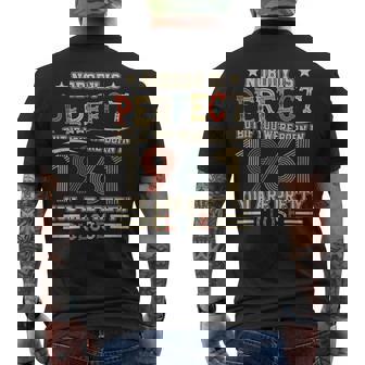 Nobody Is Perfect But If You Were Born In 1961 You Are Pretty Close Men's T-shirt Back Print - Monsterry