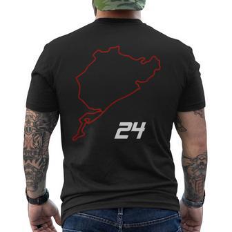 Nordschleife Grüne Hölle Motorsport Tuning T-Shirt mit Rückendruck - Geschenkecke