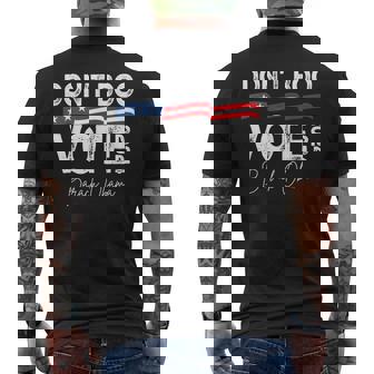 Do Not Boo Vote Men's T-shirt Back Print | Mazezy