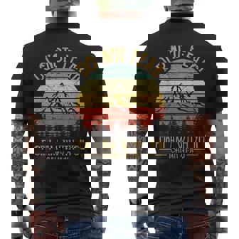 Do Not Fear For I Am With You Bible Isaiah 41 Men's T-shirt Back Print - Monsterry