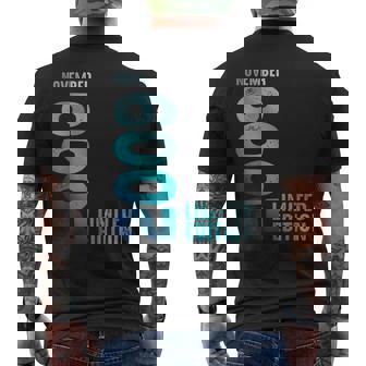 Noviembre 2009 Edición Limitada 2009 Cumpleaños 2009 Camiseta Hombre Estampado Espalda - Regaloses