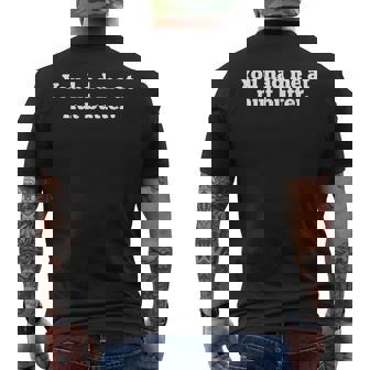 Nut Butter Men's Back Print T-Shirt - Monsterry