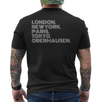 Oberhausen City Metropolis Home Region T-Shirt mit Rückendruck - Seseable