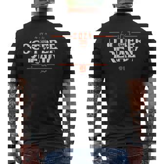 October Ready For Ready Tiger Men's T-shirt Back Print - Monsterry