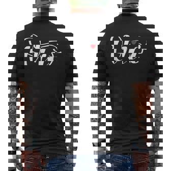Ohio I Love Ohio Throwback Classic Men's T-shirt Back Print - Seseable
