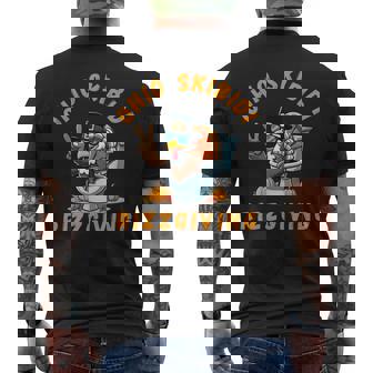 Ohio Skibidi Rizzgiving Thanksgiving Rizz Gyatt Rizz Men's T-shirt Back Print - Thegiftio UK