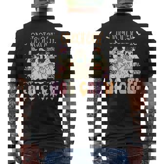 Oncology Boo Crew Oncologist Halloween Men's T-shirt Back Print | Mazezy