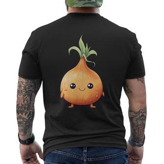 Onionegetable Gardening Onion Kawaii T-Shirt mit Rückendruck - Geschenkecke