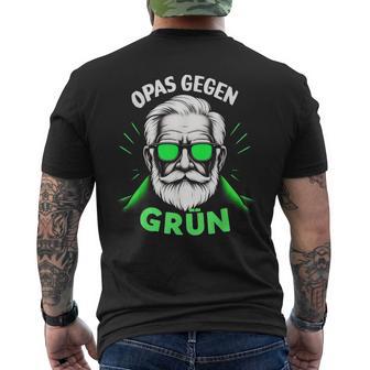 Opas Gegen Grüne Nein Danke T-Shirt mit Rückendruck - Geschenkecke