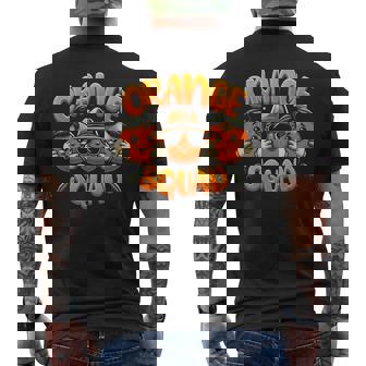 Orange Citrus Fruit Lover Orange Squad Meme Graphic Men's T-shirt Back Print - Monsterry