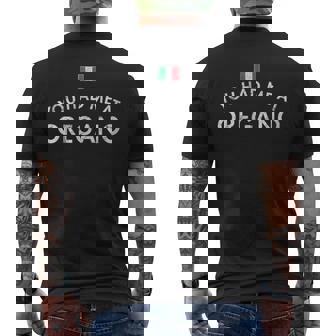 Oregano Italian Cook Herb Pizza Spice Rack Culinary Sauce Tank Top Men's Back Print T-Shirt - Monsterry