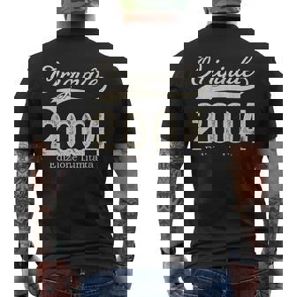Originale Dal 2004 Edizione Limitata Anni 20 Compleanno T-shirt da uomo con stampa posteriore - Novitaregali