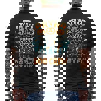 Ortho Squad Spooky Ortho Orthopedic Halloween Boo Crew Men's T-shirt Back Print - Monsterry