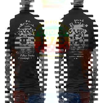 Ottobre 1973 51 Anni Compleanno Uomo Donna 1973 T-shirt da uomo con stampa posteriore - Novitaregali