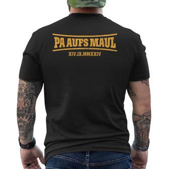 Pa Aufs Maul Best Blue T-Shirt mit Rückendruck - Geschenkecke