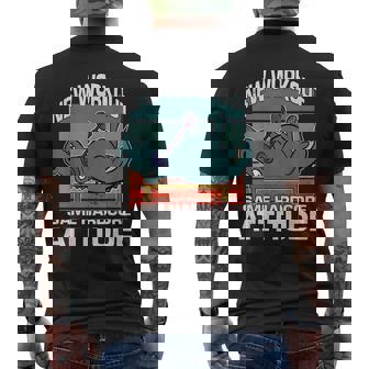 Palestra Dino Sport Bodybuilding Dinosauro T-shirt da uomo con stampa posteriore - Novitaregali