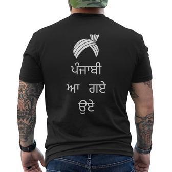 Panjabi Aa Gaye Oye On Panjabi Gurmukhi Dosanjh Diljit T-Shirt mit Rückendruck - Geschenkecke