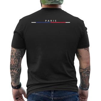 Paris France Flag Souvenirs Events Paris City Of Love France T-Shirt mit Rückendruck - Geschenkecke