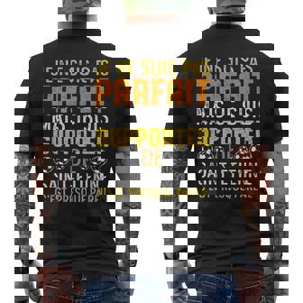 Pas Parfait Mais Saint-Etienne Culture France Homme Cadeau T-shirt imprimé au dos - Cadeauxyz