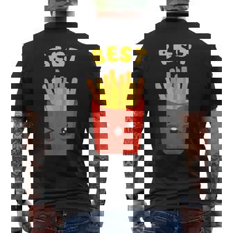 Patatine Fritte Kawaii Hamburger 12 Bff Abbinamento Dei Migliori Amici T-shirt da uomo con stampa posteriore - Novitaregali