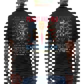 Peanut And Fred Make Pets Safe Again Save Our Pets Men's T-shirt Back Print | Mazezy