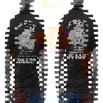 Pepperoni Pizza Family Pizza Lover Pizza Slice Pizza Men's T-shirt Back Print - Monsterry
