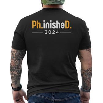 Phd Fertig PhD Graduate T-Shirt mit Rückendruck - Geschenkecke