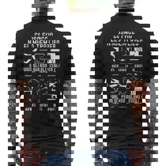 Pilota Aereo Droni Divertente Aviazione Aerei T-shirt da uomo con stampa posteriore - Novitaregali