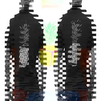 Pineapple Slut Thong Slutty Graphic Men's T-shirt Back Print - Thegiftio UK