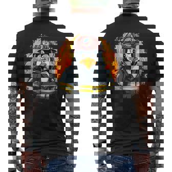 Pingouin Pompier T-shirt imprimé au dos - Cadeauxyz